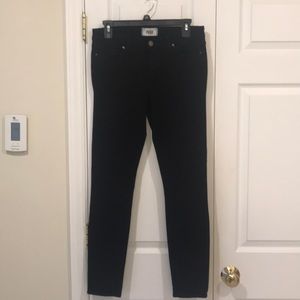 Women’s Black Paige Verdugo Skinny Jeans sz 29